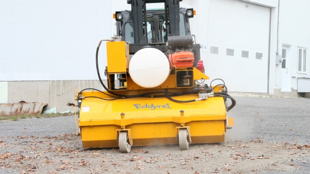 Eddynet Hydraulic Pick-up Sweeper Attachment for Forklift