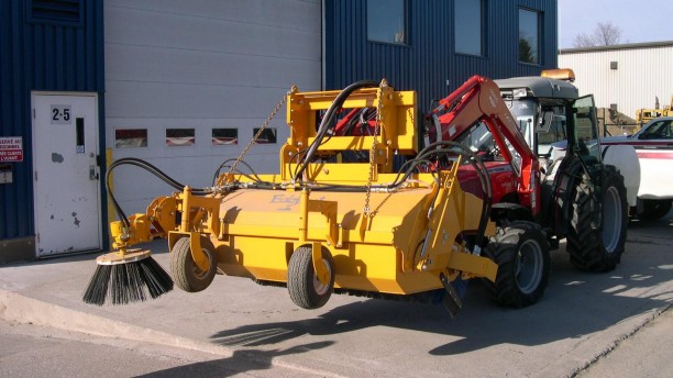 Eddynet Hydrualic Pick Up Sweeper for Loaders