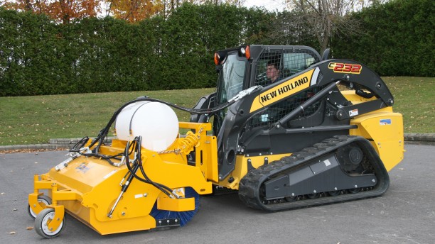 Eddynet Hydraulic pick-up sweeper for small loader 
